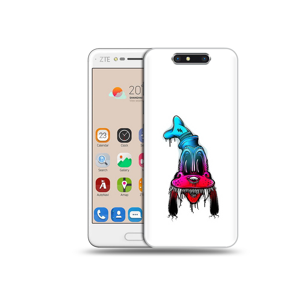 

Чехол MyPads Tocco для ZTE Blade V8 Гуффи (PT100217.451.57), Прозрачный, Tocco