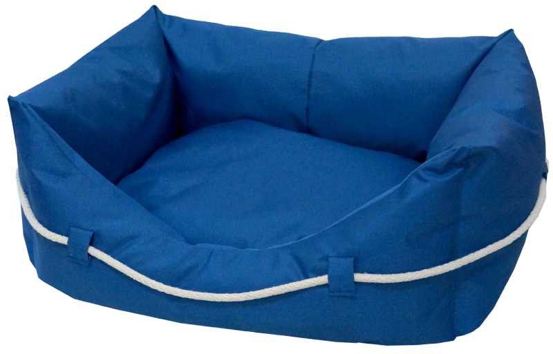 

Лежанка для кошек и собак ZooExpress водоотталкивающая, текстиль 32x43x21см синий