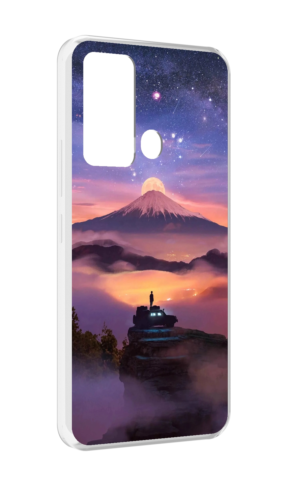 

Чехол MyPads ночь-в-горах для ITEl Vision 3, Прозрачный, Tocco