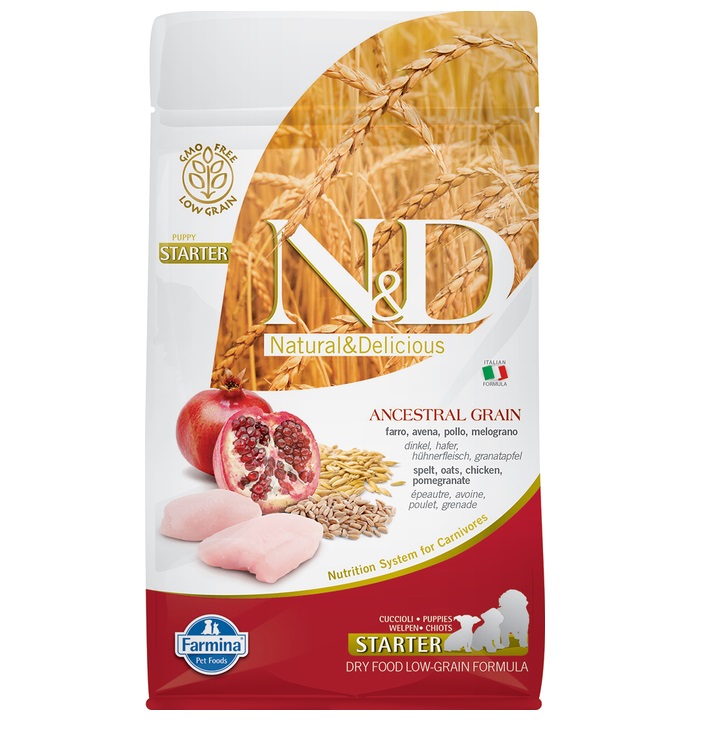 фото Сухой корм для собак farmina n&d ancestral grain курица и гранат, 2.5кг