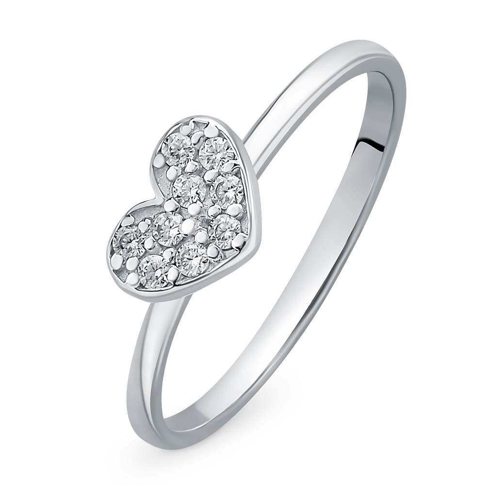

Кольцо из серебра р.  585Gold 701013101, фианит, 701013101