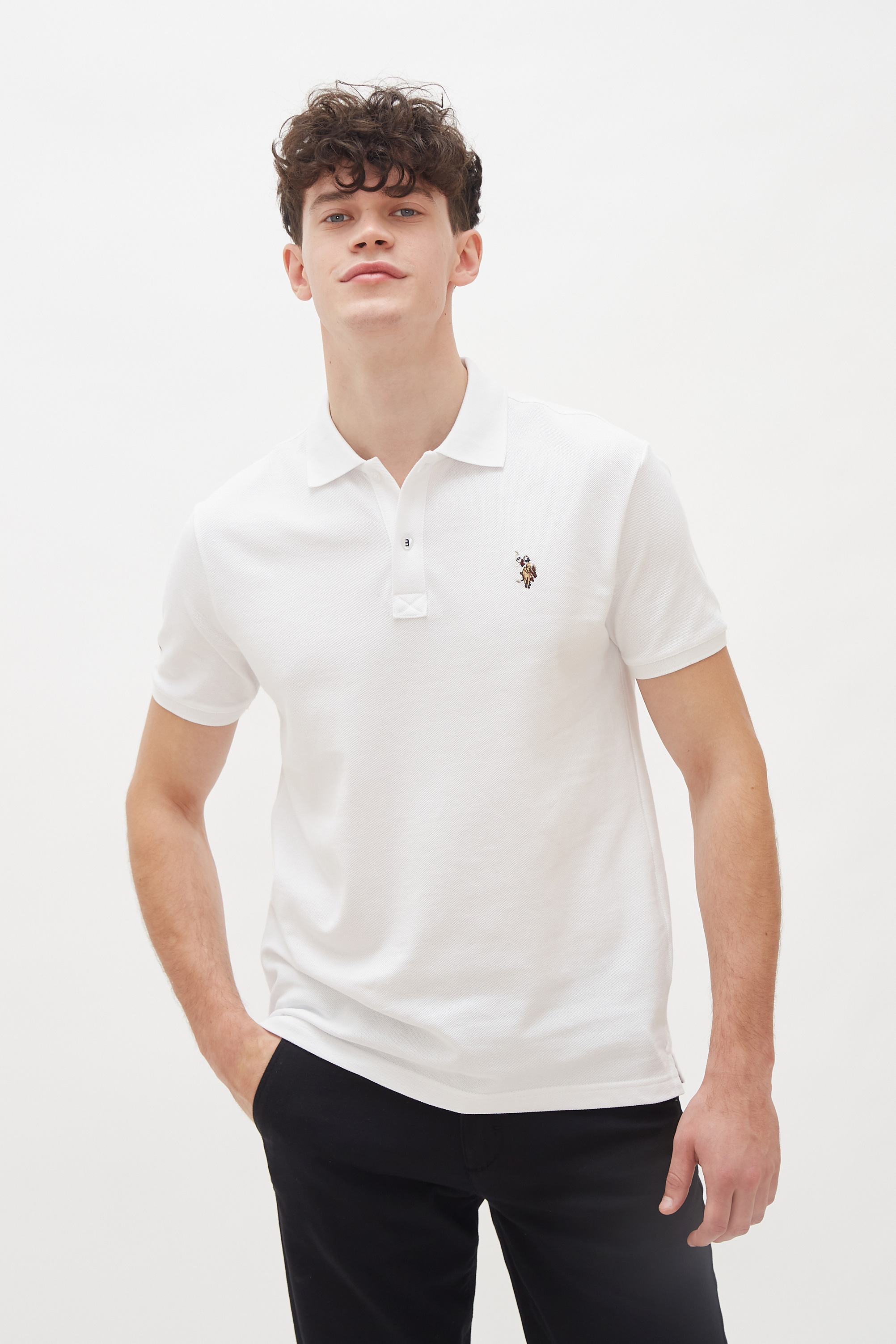 

Футболка-поло мужская U.S. POLO Assn. G081SZ0110TP04SK20-R белая M, G081SZ0110TP04SK20-R