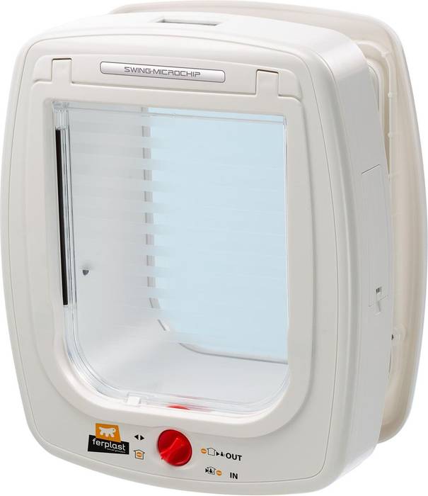 

Дверца для кошек Ferplast SWING MICROCHIP LARGE, белый