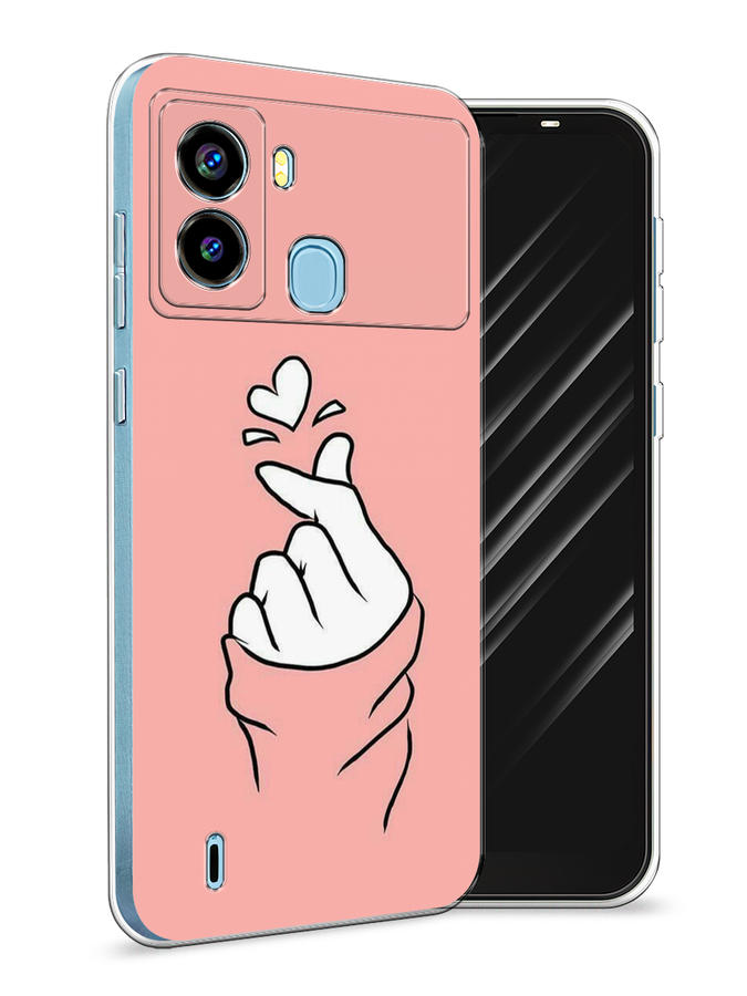 

Чехол Awog на Tecno Pop 6 "Любовь-щелк", Разноцветный, 302050-7