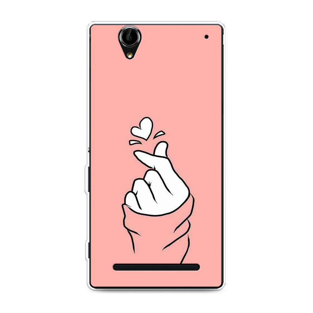 

Чехол Awog на Sony Xperia T2 Ultra "Любовь-щелк", Разноцветный, 50950-7