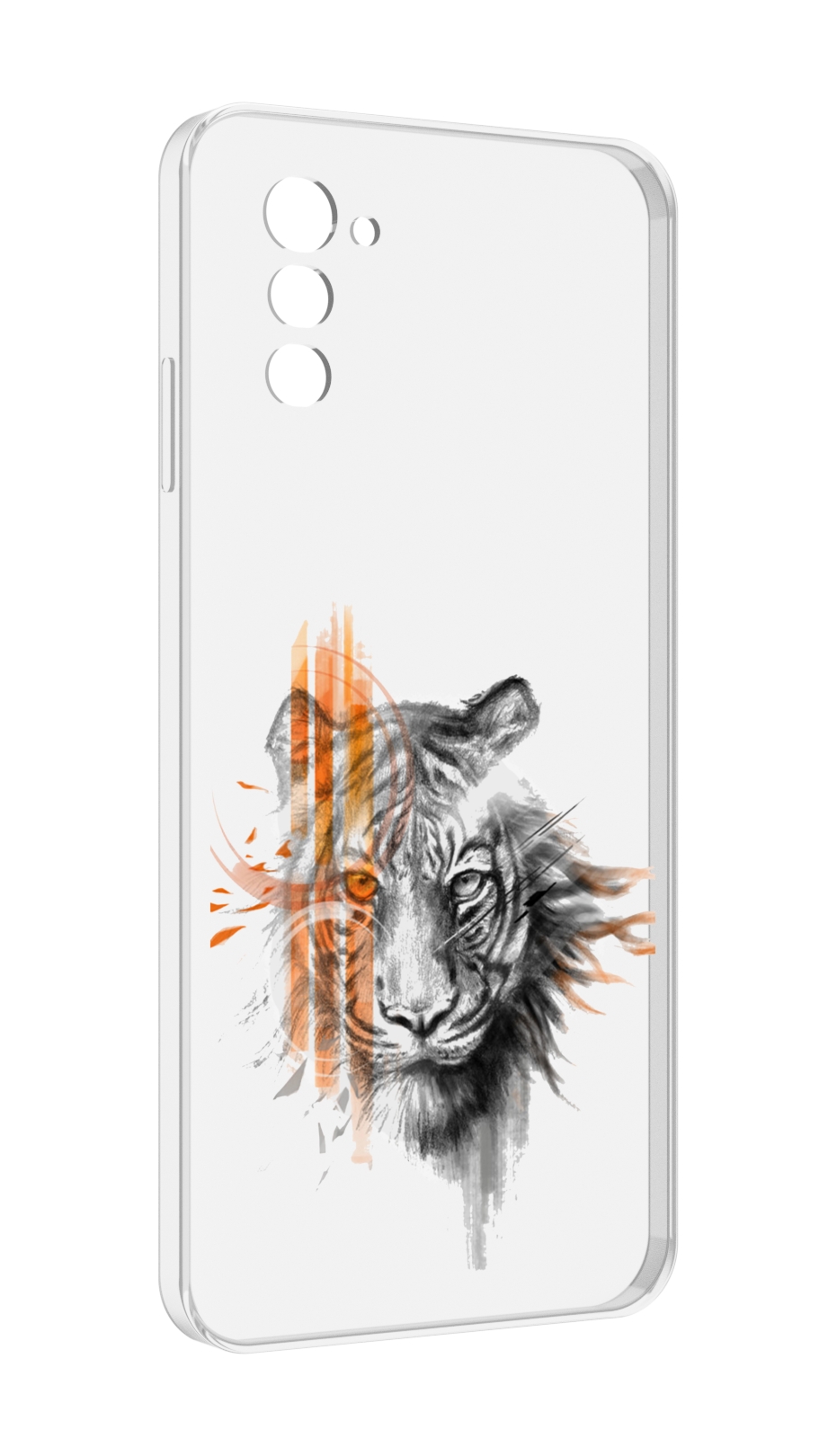 

Чехол MyPads огненный тигр для UleFone Note 12 / Note 12P, Прозрачный, Tocco