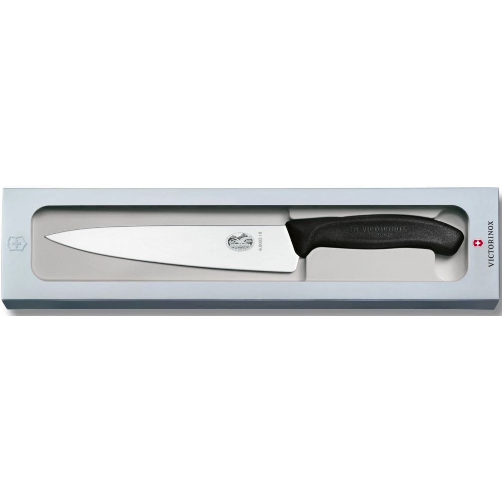 

Victorinox Kitchen 6.8003.19G Нож кухонный, разделочный, 190мм, черный