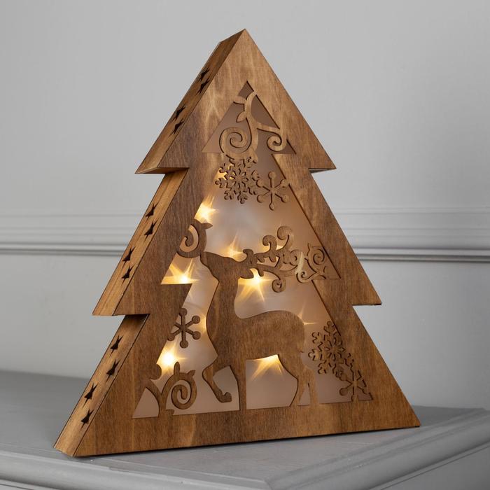 

Световая фигура Luazon Lighting Елка 2354046 белый теплый, Елка