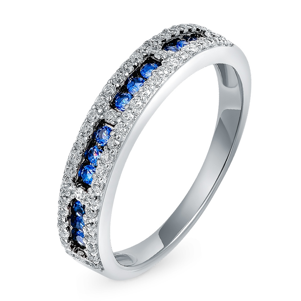 

Кольцо из серебра р. , 585Gold 701011966, фианит, 701011966