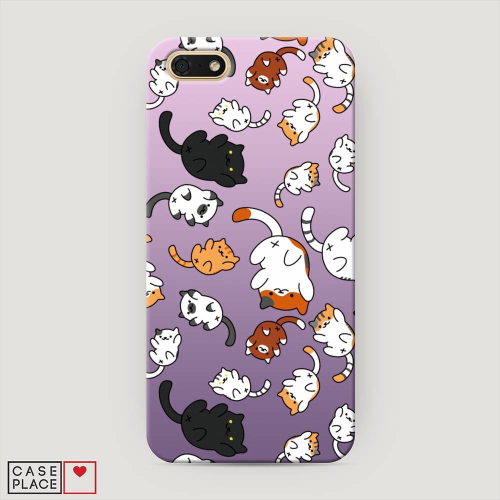 

Чехол Awog "Котопад" для Huawei Y5 Prime 2018, 66320-5