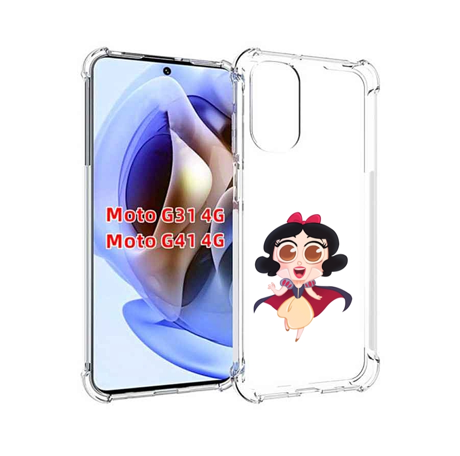 

Чехол MyPads принцеска-нарисованная женский для Motorola Moto G31 4G / G41 4G, Прозрачный, Tocco