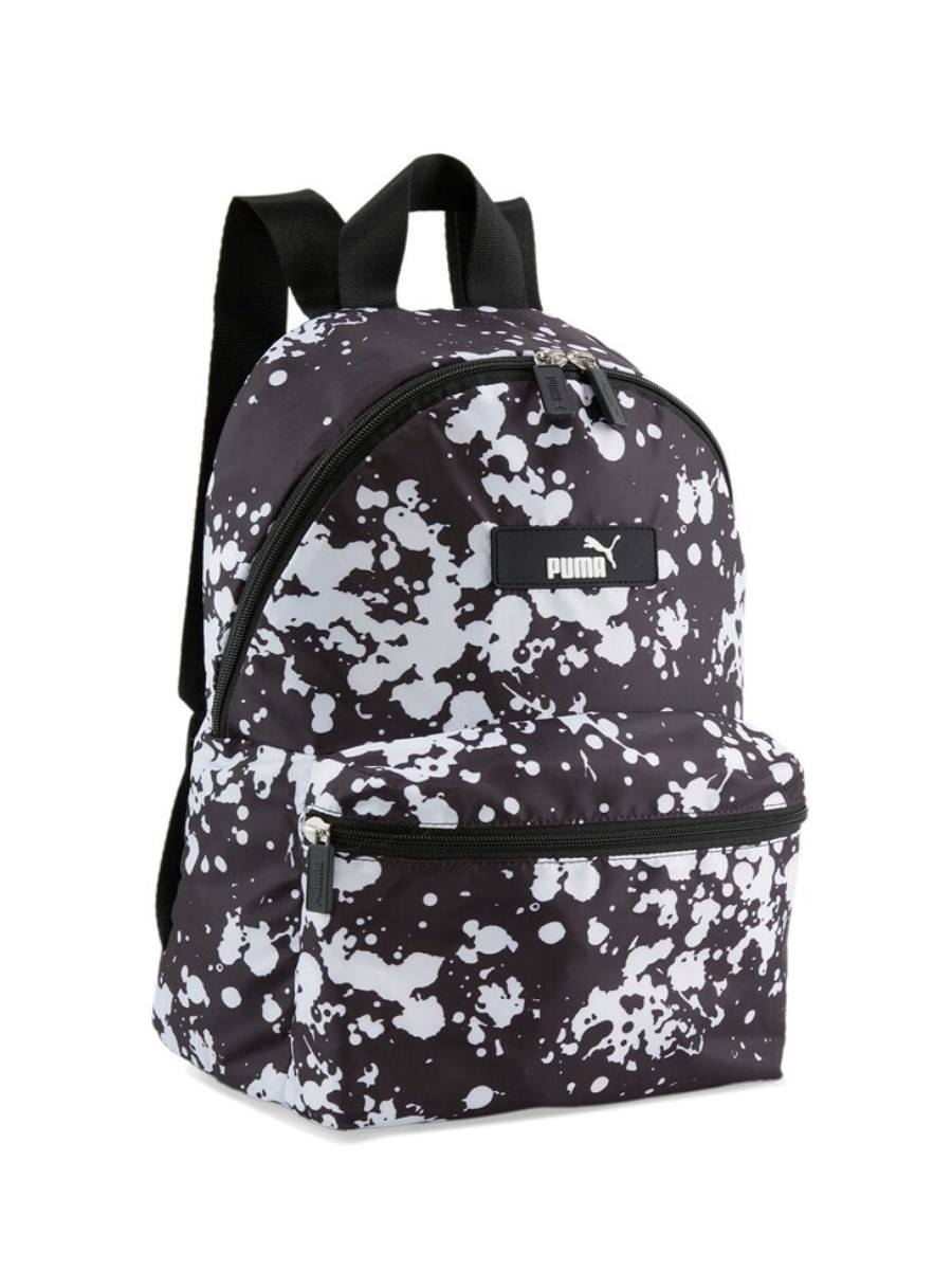 Рюкзак PUMA Core Pop Backpack черный-белый нитки вощеные плоские 150d 16 0 8 мм 50 ± 2 м цвет бежевый