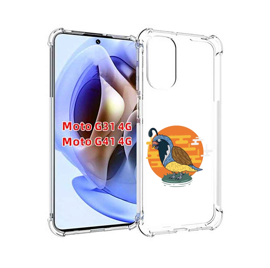 

Чехол MyPads попугай-на-острове для Motorola Moto G31 4G / G41 4G, Прозрачный, Tocco