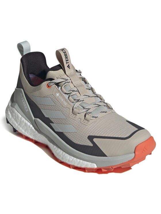 

Кроссовки женские Adidas Terrex Free Hiker 2.0 Low GORE-TEX IG3202 бежевые 37 1/3 EU, Бежевый, Terrex Free Hiker 2.0 Low GORE-TEX Hiking Shoes IG3202