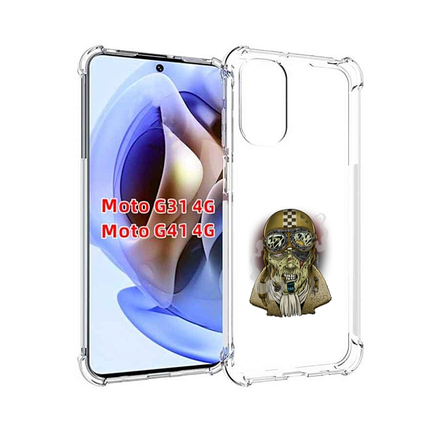 

Чехол MyPads военный зомби для Motorola Moto G31 4G / G41 4G, Прозрачный, Tocco