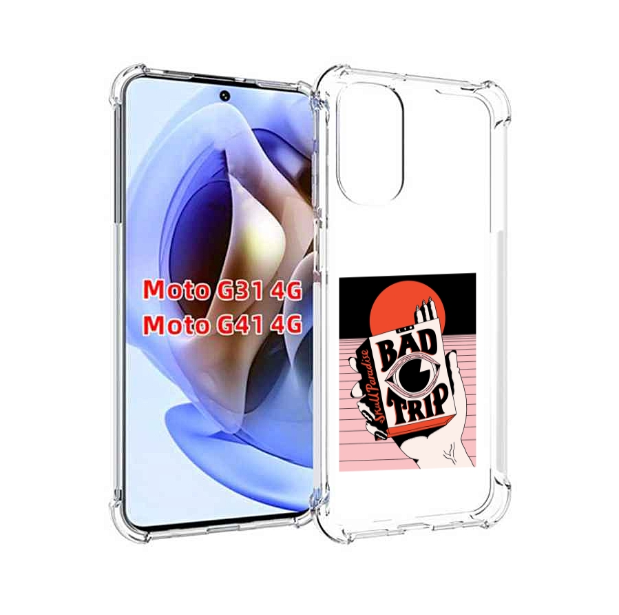 

Чехол MyPads плохая пачка для Motorola Moto G31 4G / G41 4G, Прозрачный, Tocco