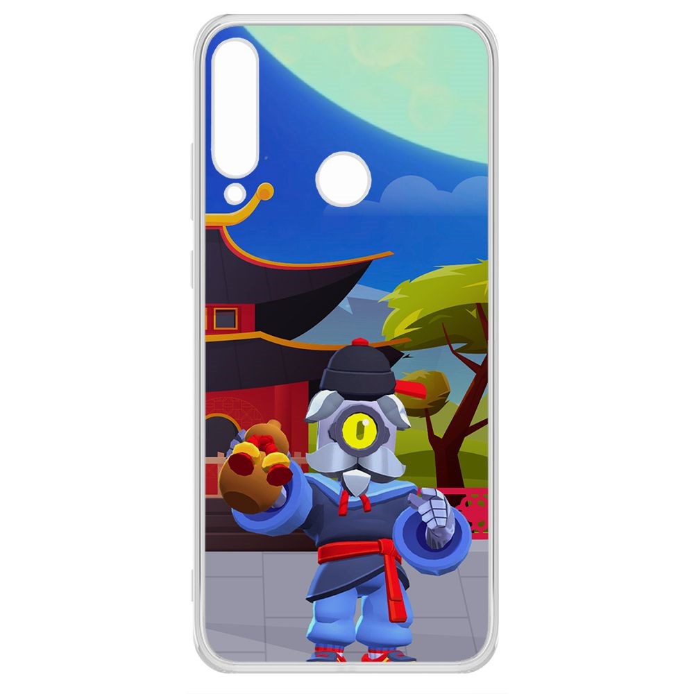 

Чехол-накладка Brawl Stars-Великий Мастер Барли для Huawei Y6P, Прозрачный