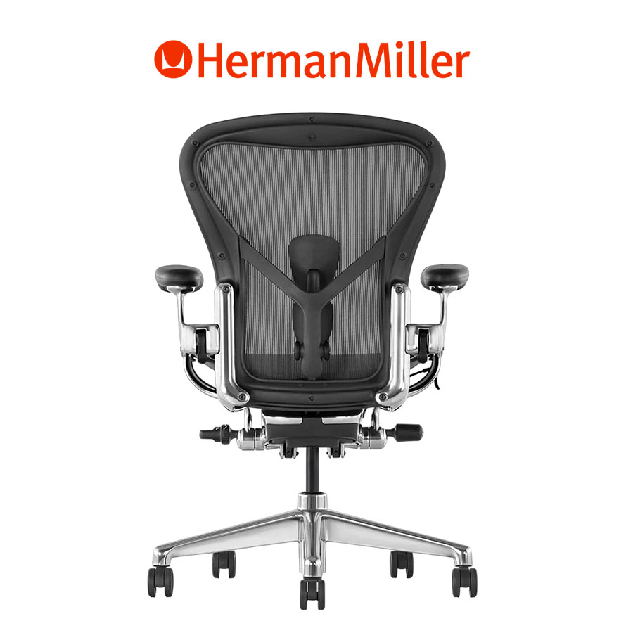 Компьютерное кресло Herman Miller Aeron Graphite Polished Aluminum, B