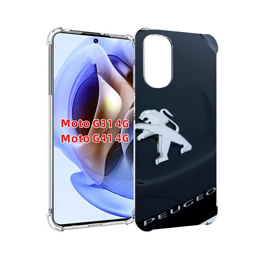 

Чехол Mypads Peugeot 2 Для Motorola Moto G31 4G/G41 4G, Прозрачный, Tocco