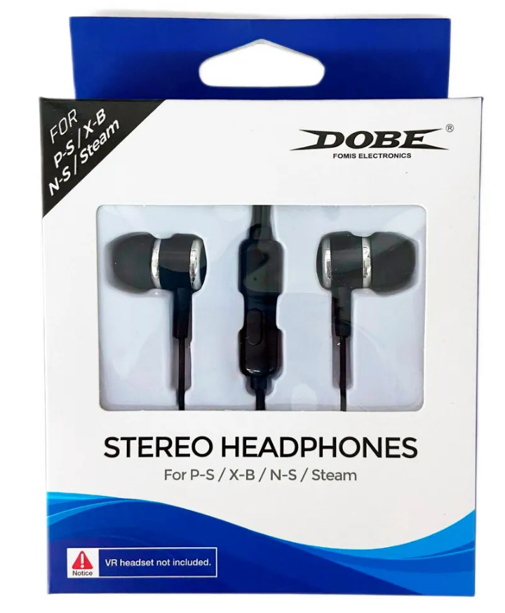 Наушники для игровой приставки Dobe Stereo Headphones Black