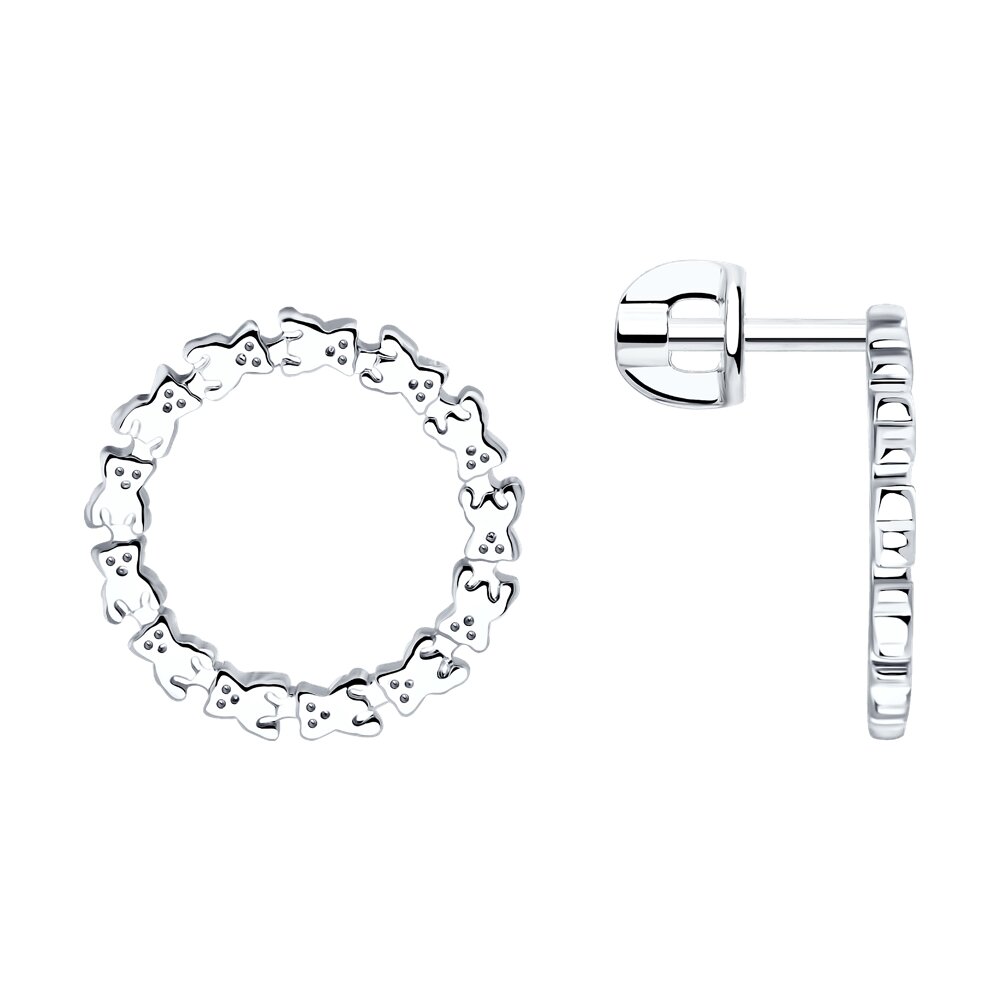 

Серьги из серебра SOKOLOV 94026009, 94026009