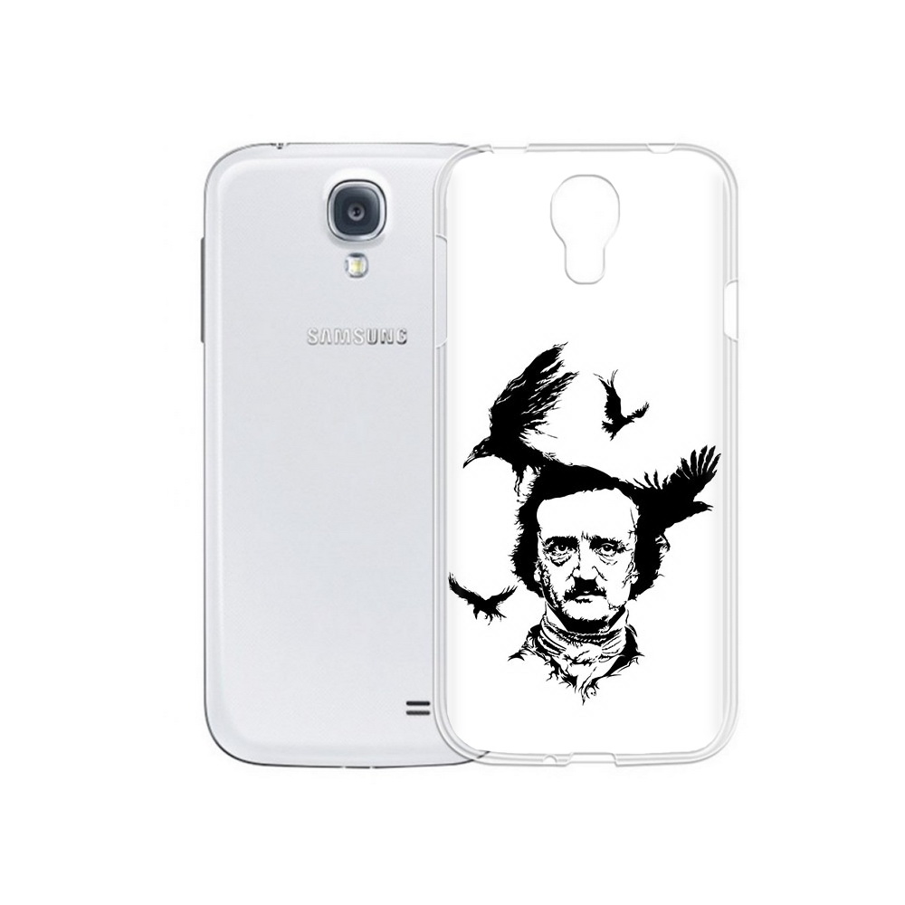 

Чехол MyPads Tocco для Samsung Galaxy S4 Эдгар Аллан черно белый (PT41285.571.204), Прозрачный, Tocco