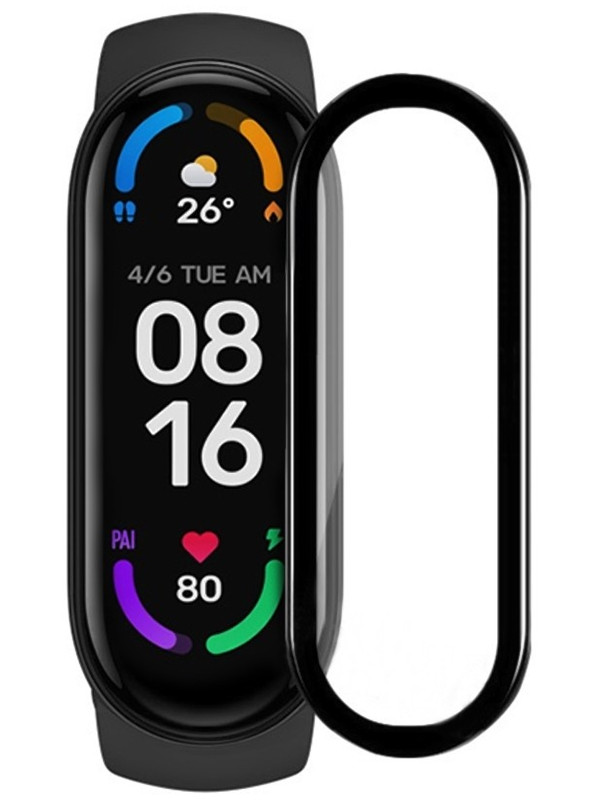 фото Защитная пленка activ для xiaomi mi band 6 tpu polymer nano matte black 132776