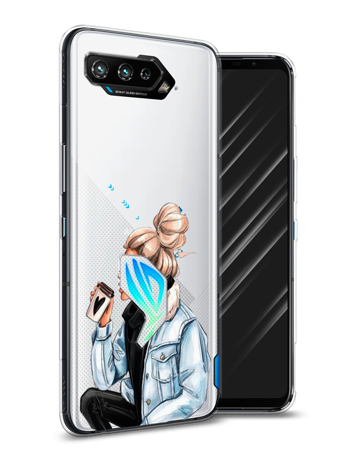 

Чехол Awog на Asus ROG Phone 5 "Cute girl", Коричневый;бежевый, 44250-7