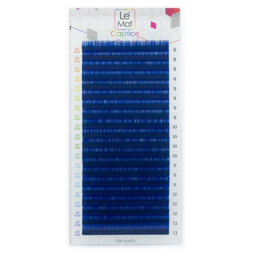 

Ресницы Blue Le Maitre Caprice 20 линий M 007 Mix 7-13 mm, Синий
