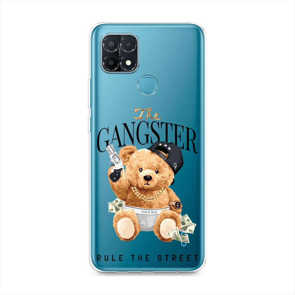 

Чехол на Oppo A15 "The Gangster", Бежевый;серый;черный, 255650-6