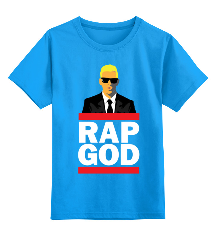 

Футболка детская Printio Эминем (бог рэпа) цв. голубой р. 140, Эминем (бог рэпа)