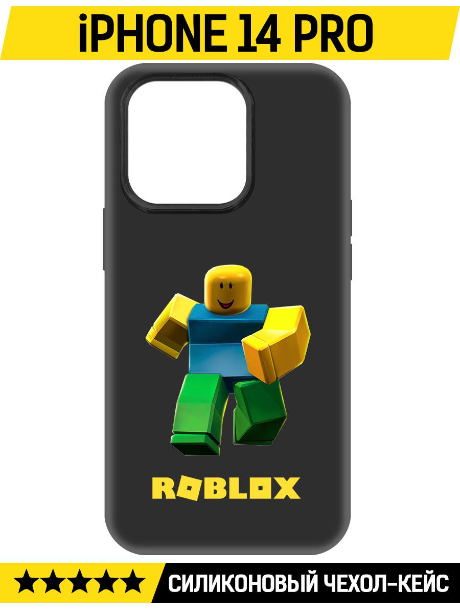 Чехол-накладка Софт Roblox-Классический Нуб для iPhone 14 Pro