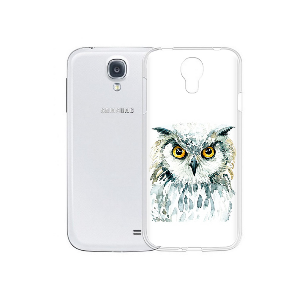 

Чехол MyPads Tocco для Samsung Galaxy S4 Серьезная сова (PT41285.571.156), Прозрачный, Tocco