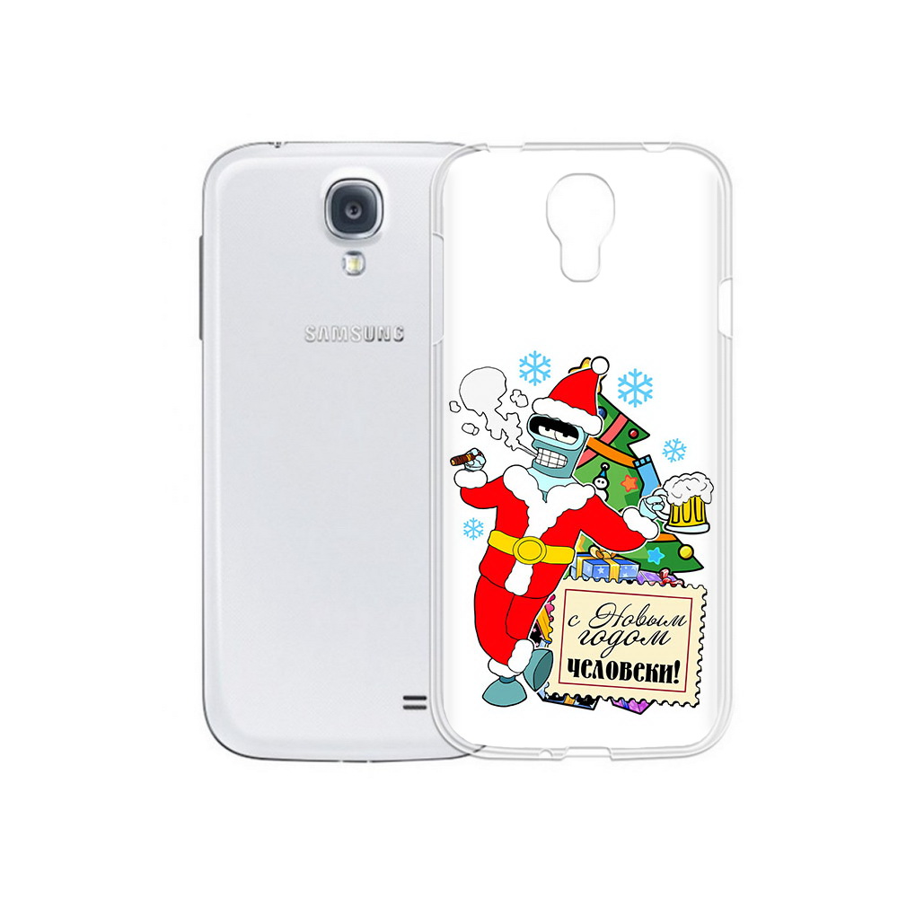 Чехол MyPads Tocco для Samsung Galaxy S4 С новым годом человеки (PT41285.571.150)
