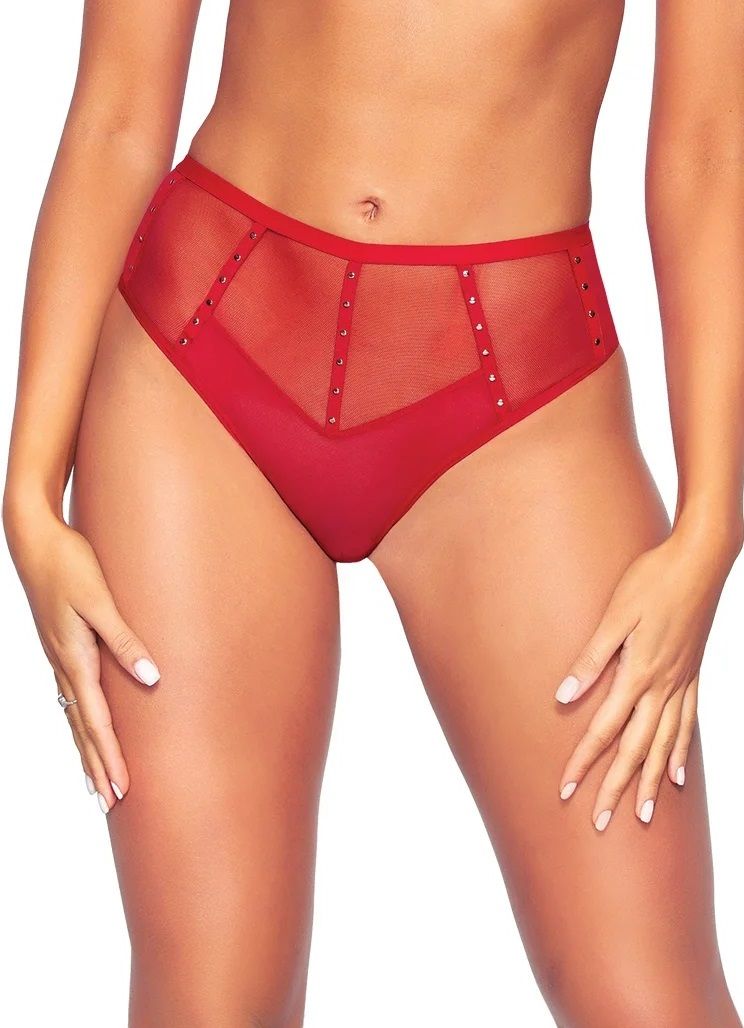 Трусы женские Novika Pois Pois Rouge красные 3XL