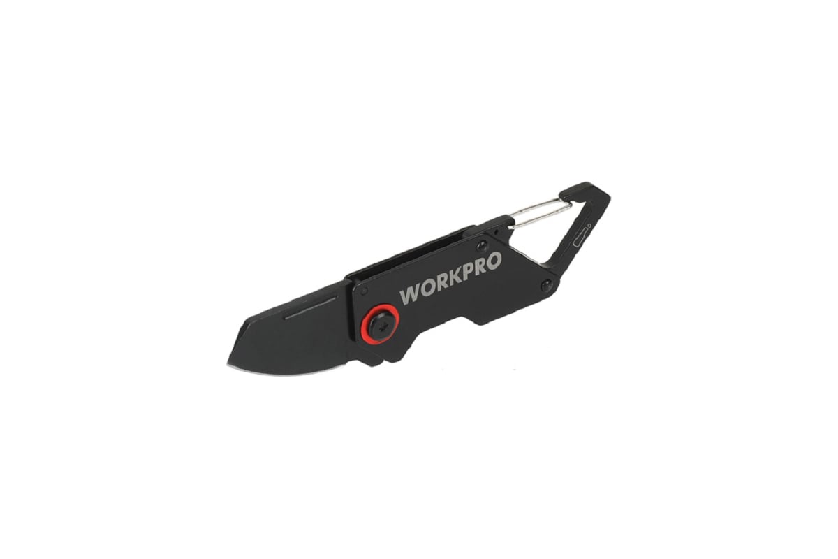 

Туристический нож WORKPRO WP381009 11,2 см, черный, 25973765, WP381009