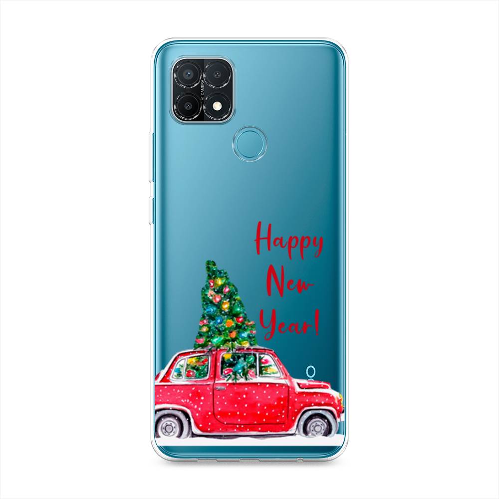 

Чехол на Oppo A15 "Happy New Year", Красный;зеленый, 255650-5