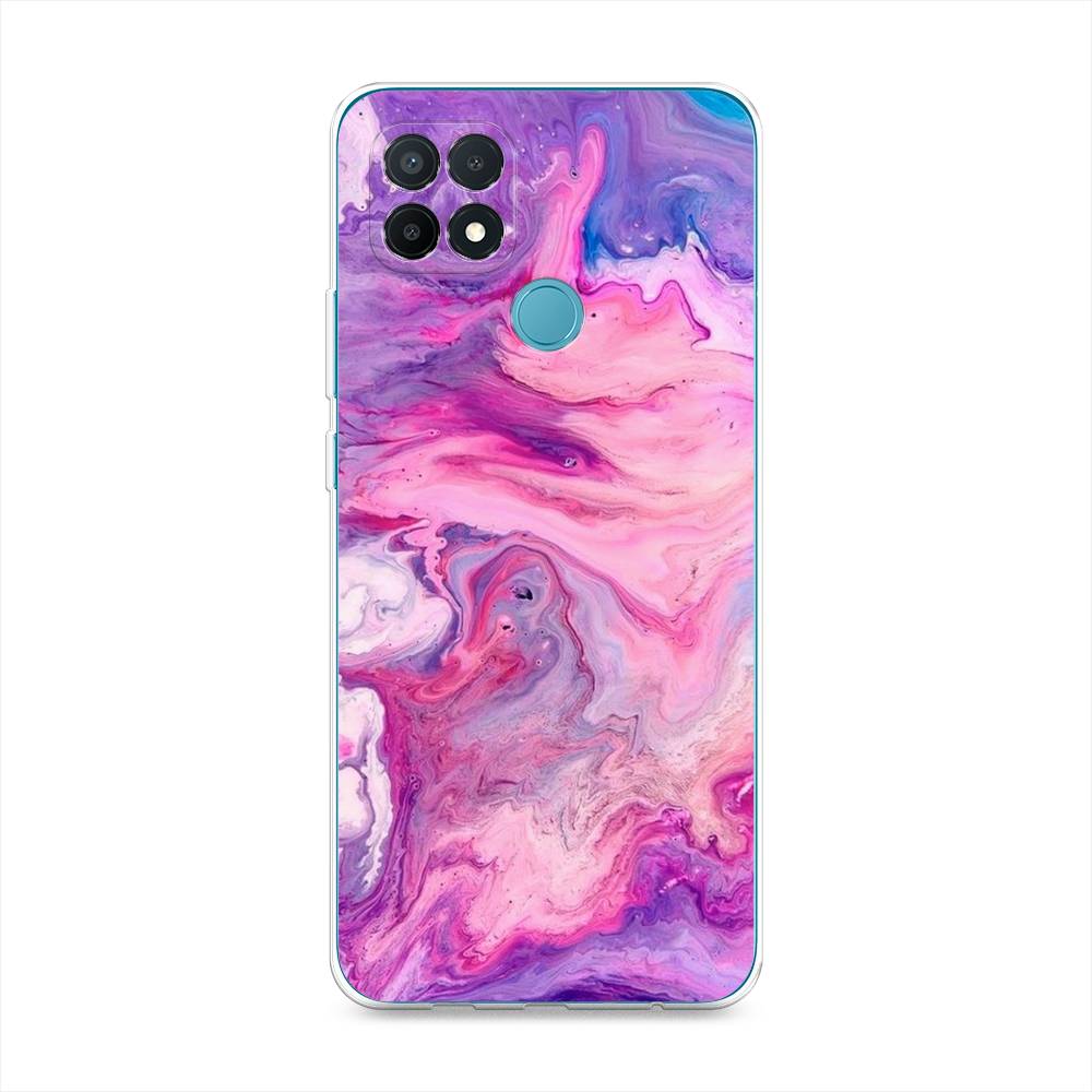 

Чехол на Oppo A15 "Нежно-розовая абстракция", Розовый, 255650-3