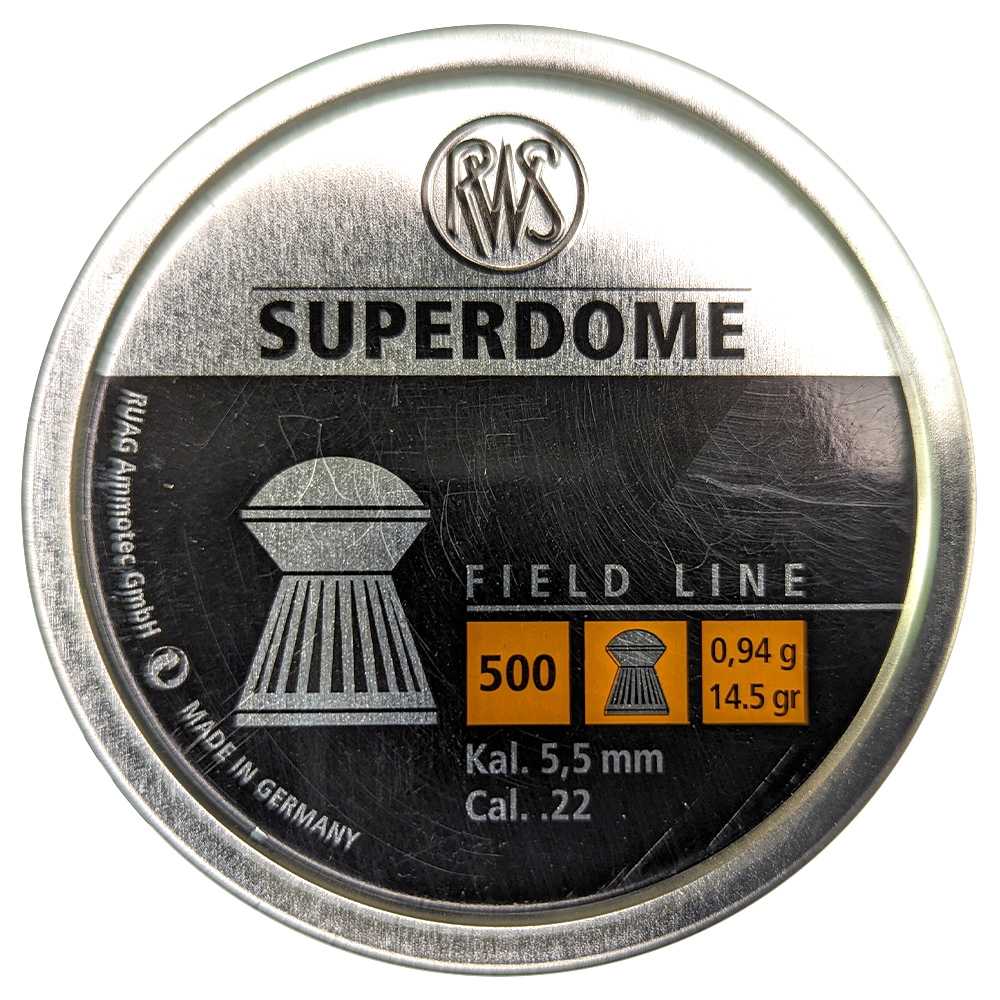 Пули для пневматики RWS Superdome 55мм 094гр 500шт 2077₽