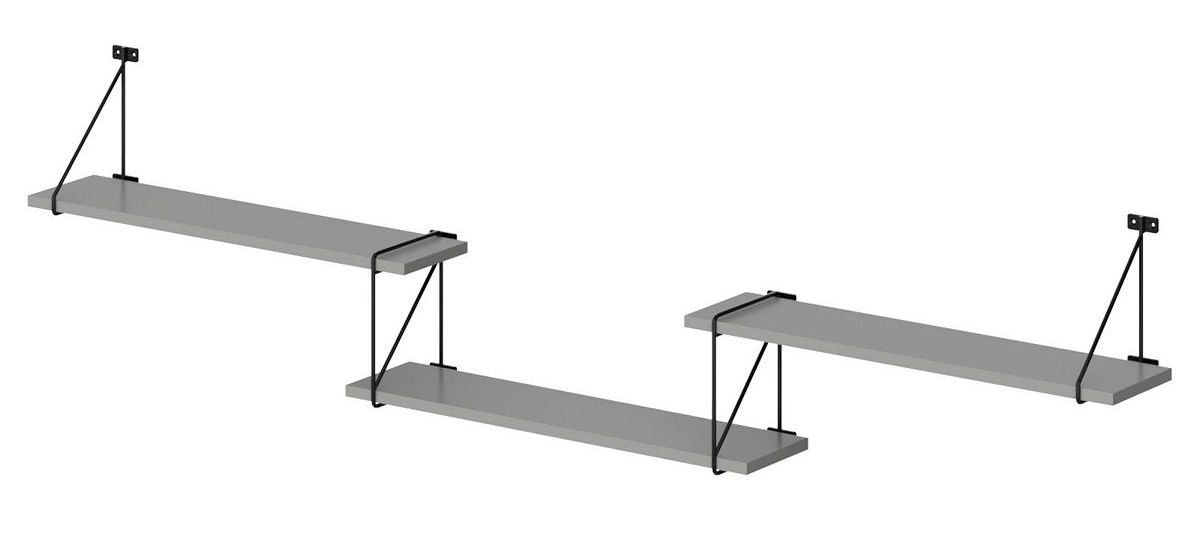 

Skyland Полка с полкодержателями SH4-ROD/BAR, Серый