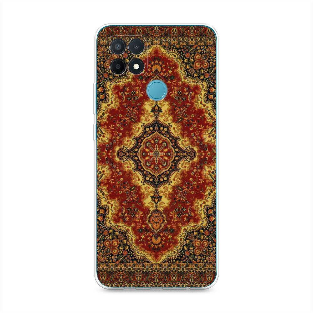 

Чехол на Oppo A15 "Ковер", Коричневый;золотистый;красный, 255650-3