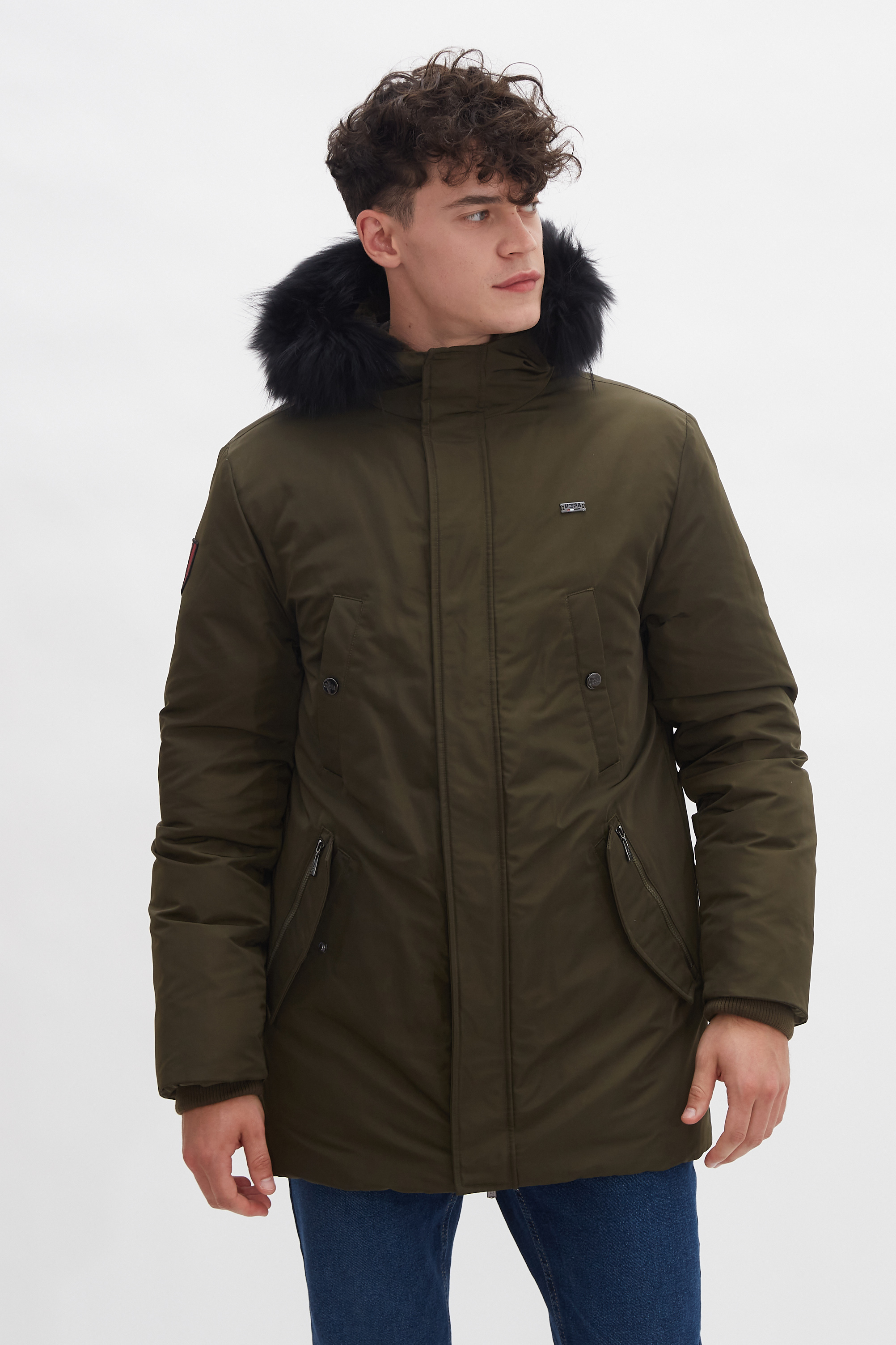 фото Зимняя куртка мужская u.s. polo assn. g081sz0ks0dixon-r хаки 50 ru
