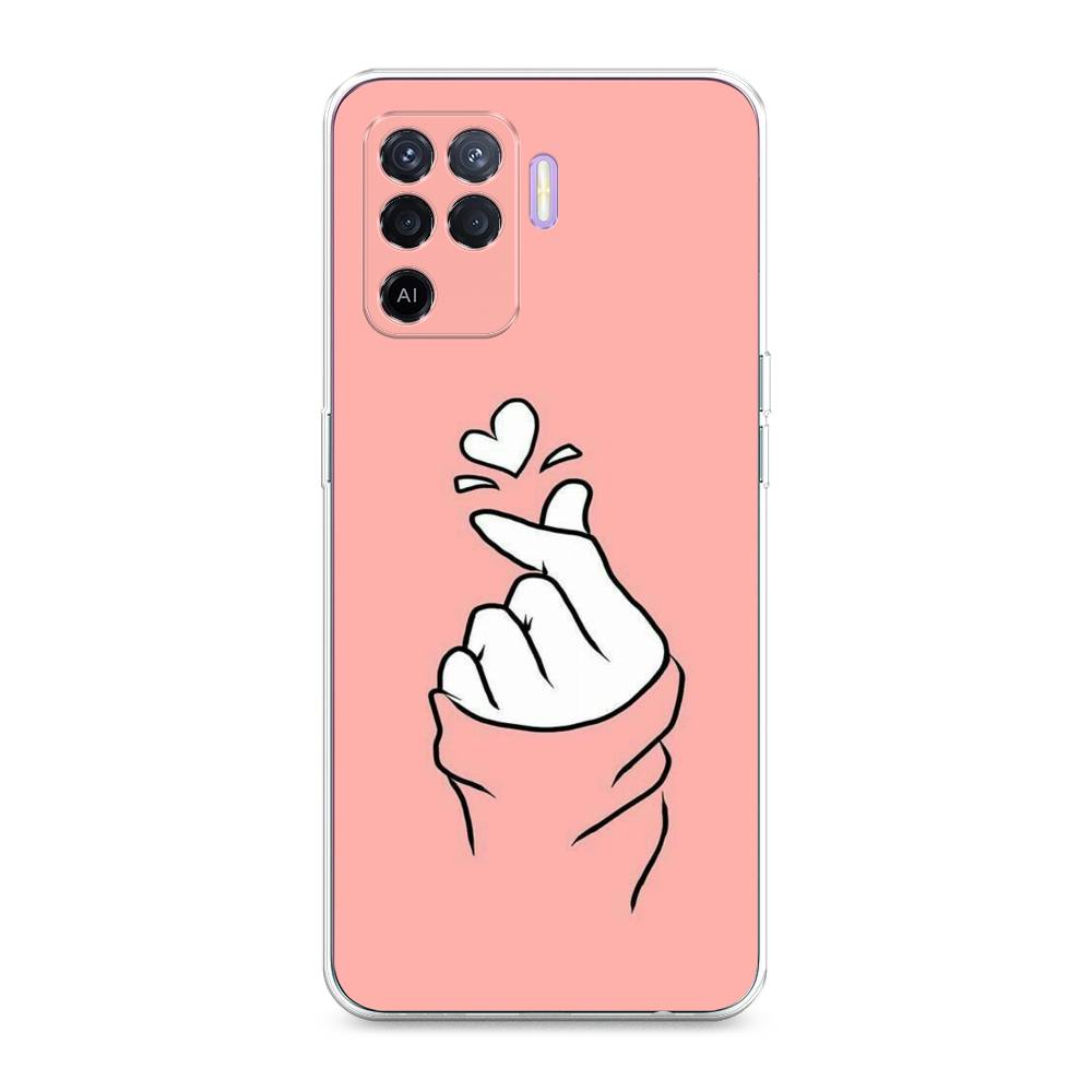 

Чехол Awog на Oppo Reno 5 Lite "Любовь-щелк", Разноцветный, 255150-7