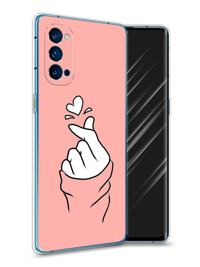 

Чехол Awog на Oppo Reno 4 Pro 5G "Любовь-щелк", Разноцветный, 253750-7