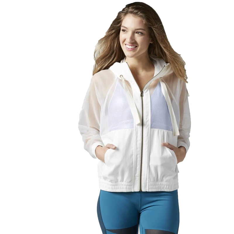 

Толстовка женская Reebok B45995 белая S, Белый, B45995
