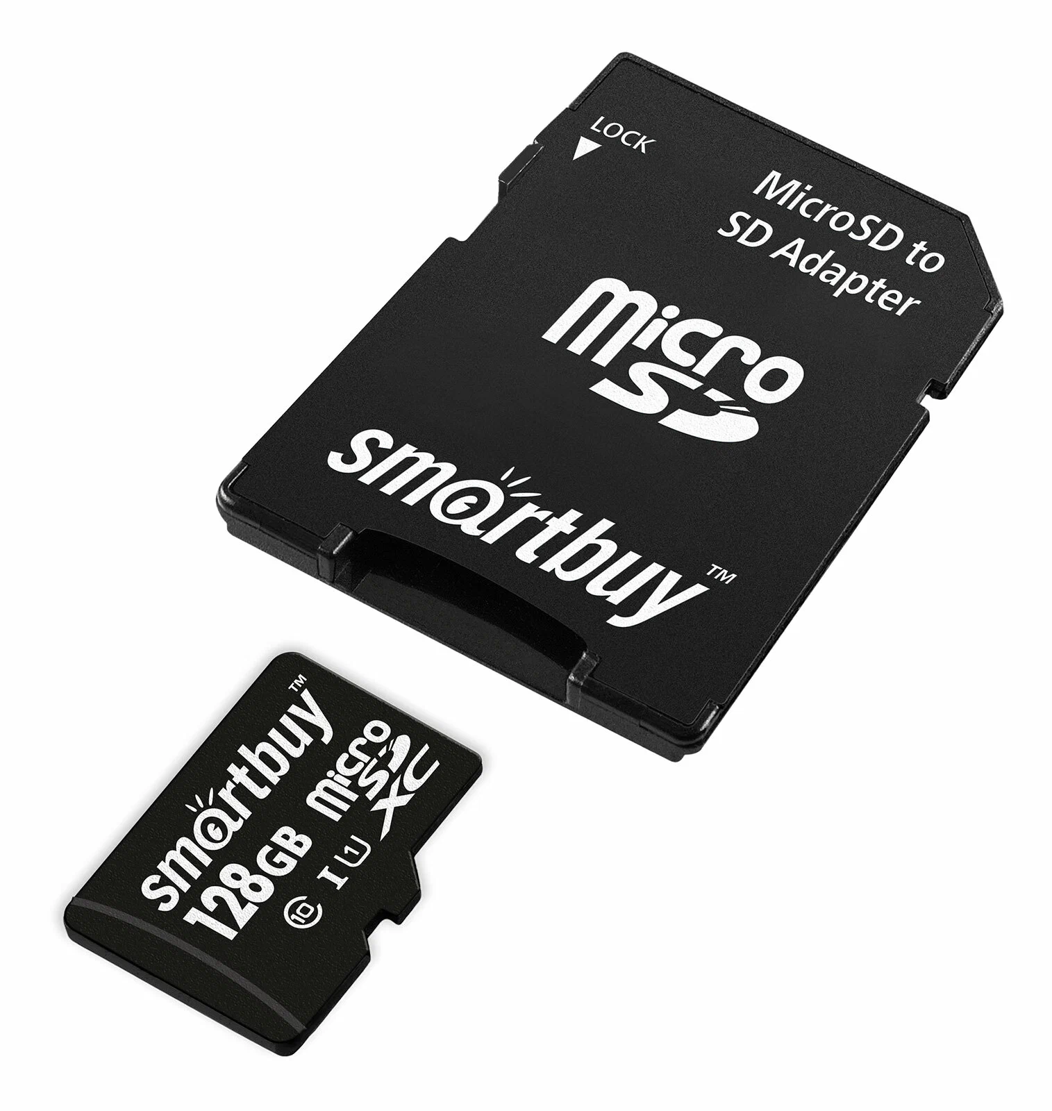 Карта памяти SmartBuy Micro SDHC 128Гб с адаптером