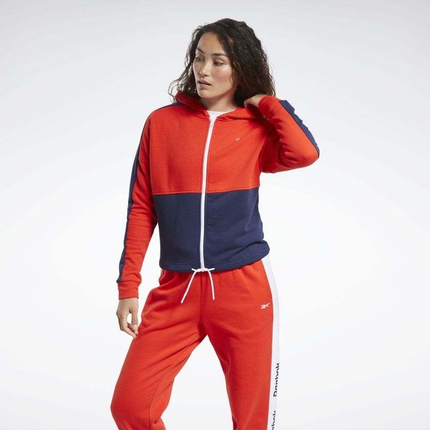 фото Толстовка reebok для женщин, ft0901, insred, s