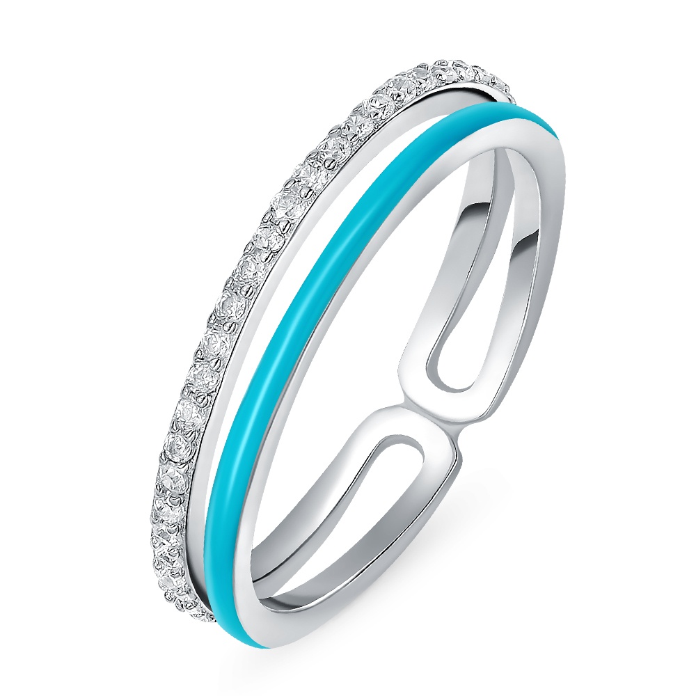 

Кольцо из серебра р. , 585Gold 701011358, фианит, 701011358