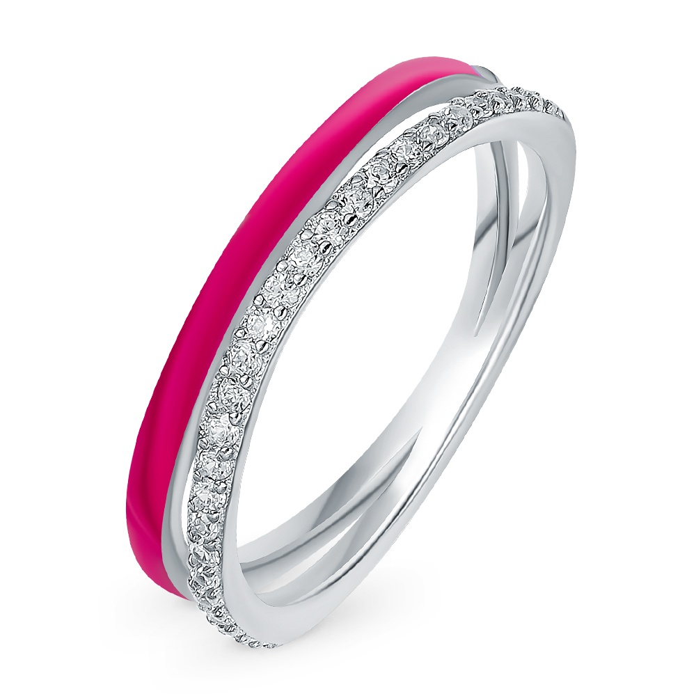 

Кольцо из серебра р.  585Gold 701011343, фианит, 701011343