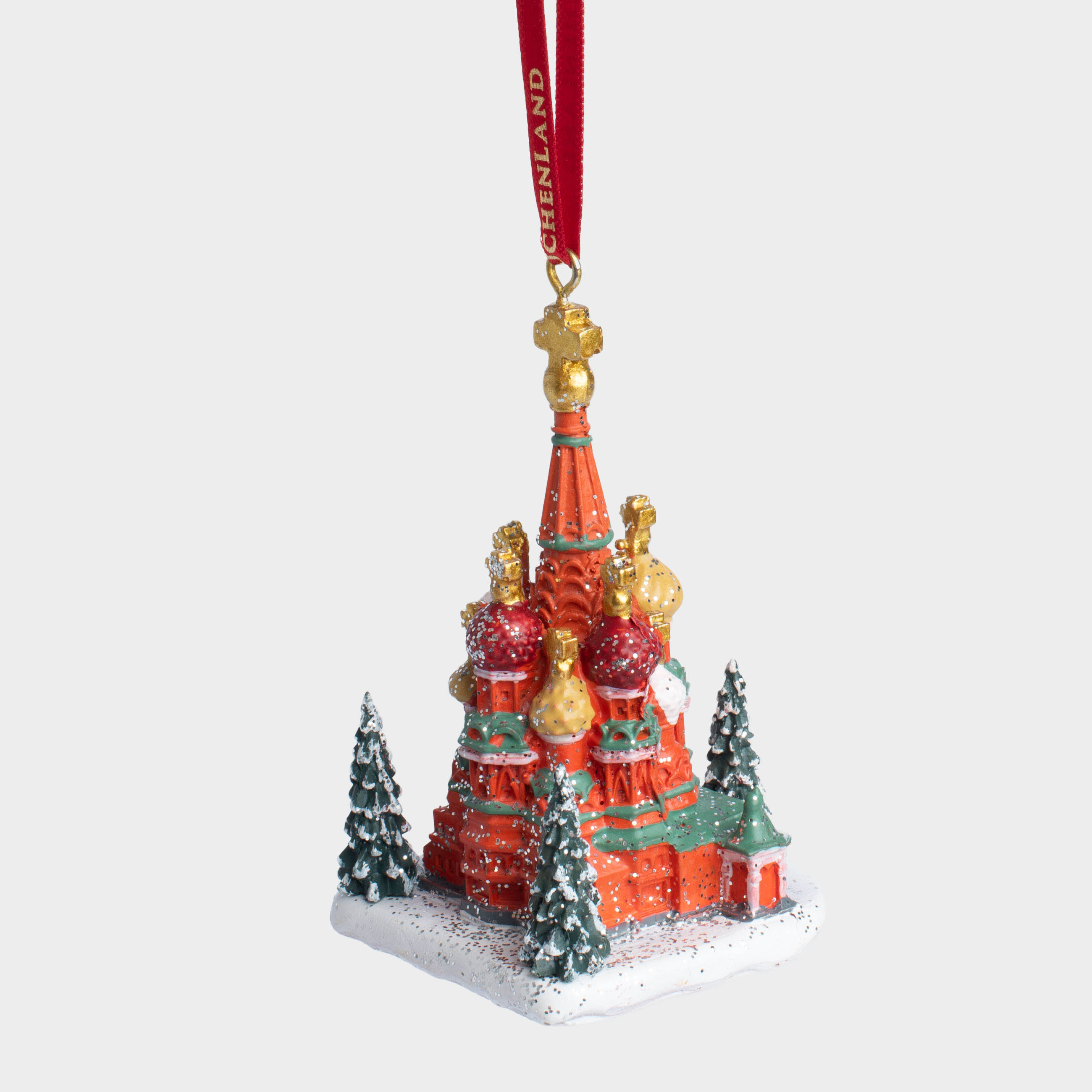 

Игрушка елочная, 9 см, полирезин, Храм, Figure christmas, Разноцветный